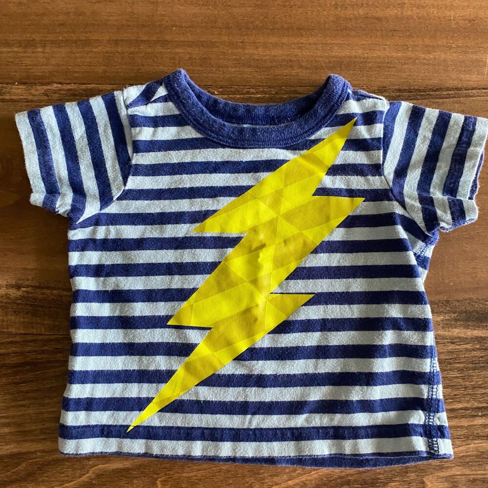 Tea Collection Lightning Bolt Tee Infant 3-6 Months